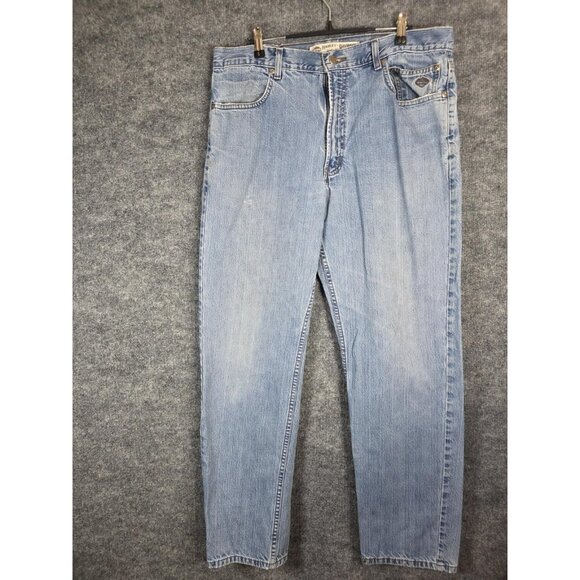 Harley-Davidson Other - Vintage Harley-Davidson Jeans Mens 36x32 Straight Leg Denim 2000s Pants Y2K